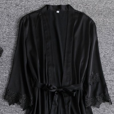 新品2025年新款吊带性感睡衣女夏季大码胖mm冰丝绸睡裙睡袍两件套