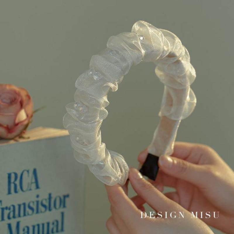 高档高头箍发箍女边2024发卡颅顶头窟褶皱黑色头饰新款宽发捆发夹,饰品/流行首饰/时尚饰品新,发饰,淘宝优惠券,粉丝福利购,淘宝优惠卷