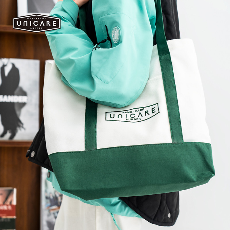UNICARE轻量化帆布包 便携购物袋 手拎托特包