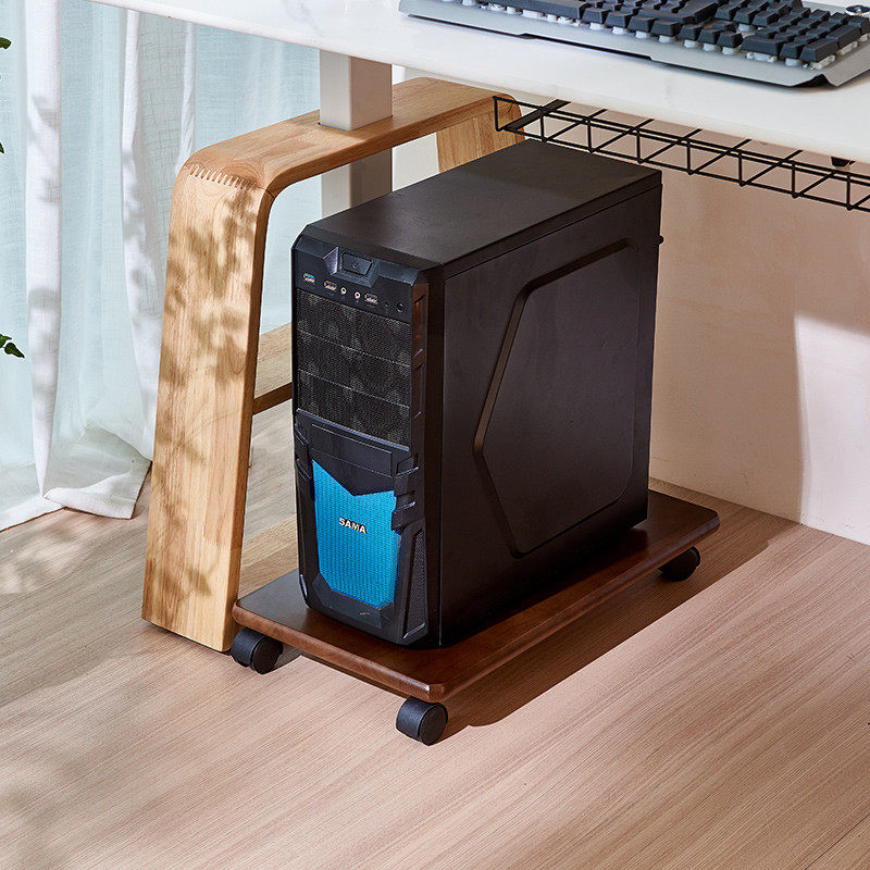 台式放电脑主机托架办公桌下置物架滑轮可移动机箱底座托盘支架子,收纳整理,主机箱托架,淘宝优惠券,粉丝福利购,淘宝优惠卷
