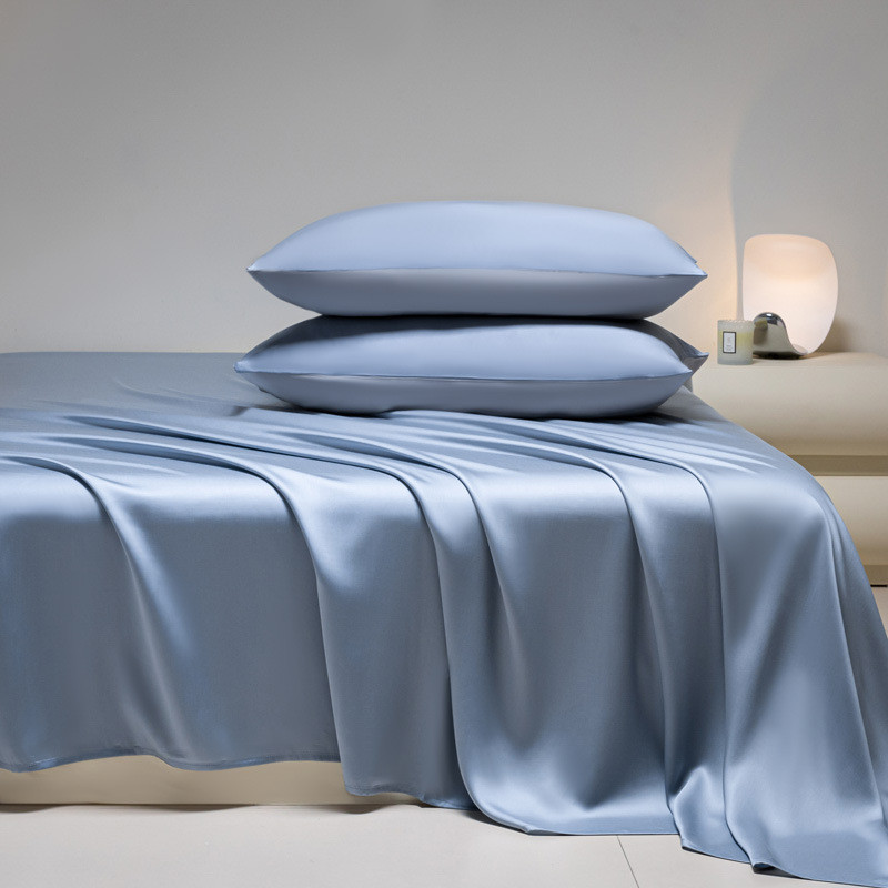 a感兰精天丝床单单件夏季莱赛尔凉类被单学生宿舍单人床单三件套