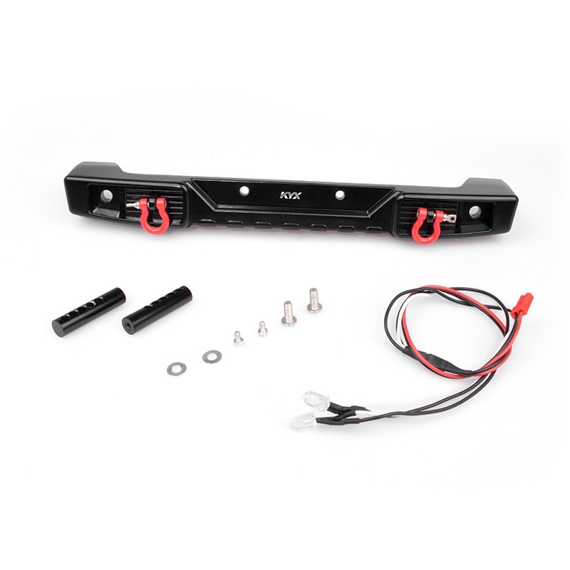 KYX出品RC遥控模型车Axial scx10III AX103007 配件 金属后杠 1套