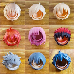 正版gsc粘土人头发散货可接gsc娃脸 面撑12分p9 ymy ufdoll素体