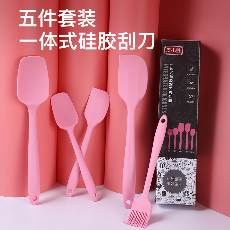 新日期一体式奶油硅胶刮刀铲子蛋糕奶油抹刀烘焙工具铲刀橡皮烘培
