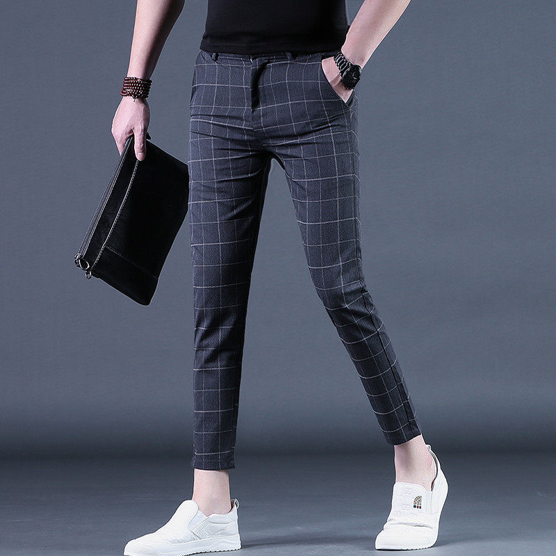 夏季九分裤男士潮流小脚裤薄款9分男裤新款男,男装,休闲裤,淘宝优惠券,粉丝福利购,淘宝优惠卷