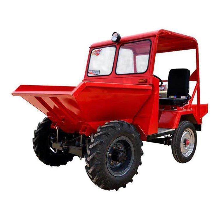 四轮翻斗车柴油液压前自卸工程蹦蹦车FC-25工地混凝土短途搬运车