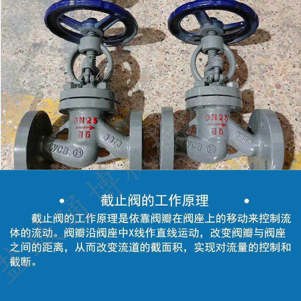 波纹管硬密封截止阀 DN20*PN16法兰连接耐高温闸阀