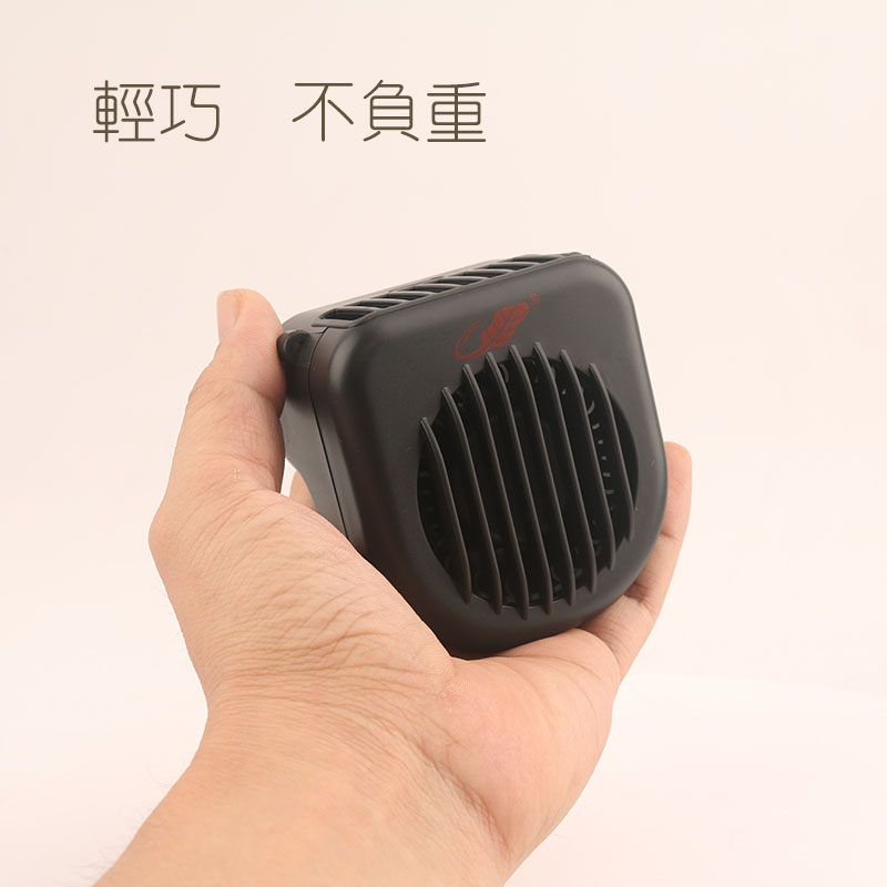 共田新品W910S挂脖子充电桌面户外迷你静音便携式随身小风扇芭蕉