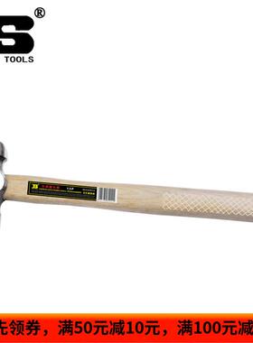 波斯工具 木柄圆头锤 铁锤 榔头1磅-2磅 高碳钢精工锻造 BS350901