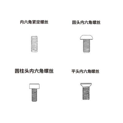 工术(KungShu）公制不锈钢光学零组件用紧固件螺丝五金件