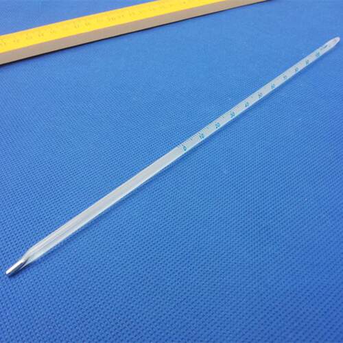 水银温度计0-100度 精度1度 玻璃温度计30cm化学实验仪器教学仪器