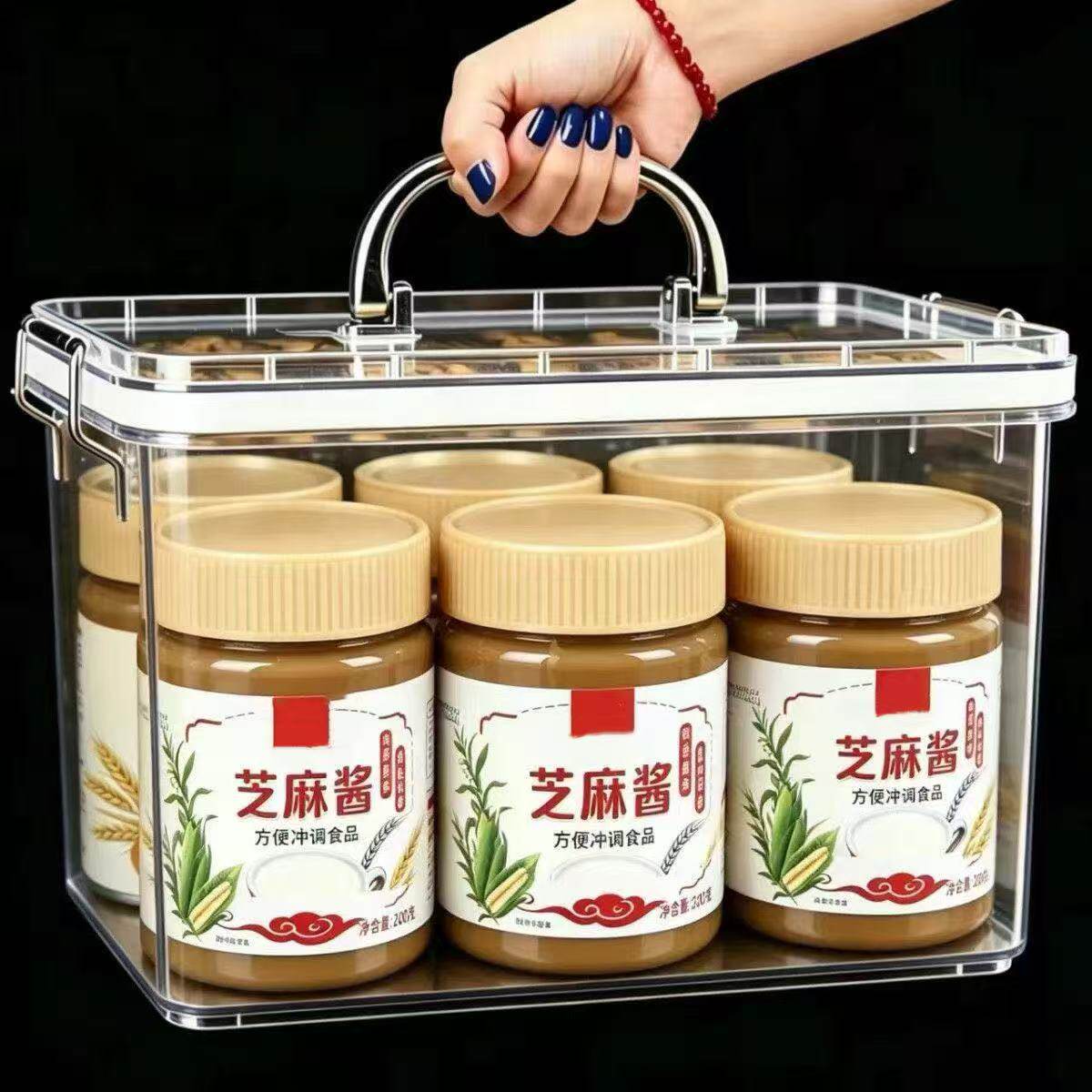 【2罐仅6.9】纯芝麻酱花生酱现磨工艺好原料家用火锅伴侣常备调料