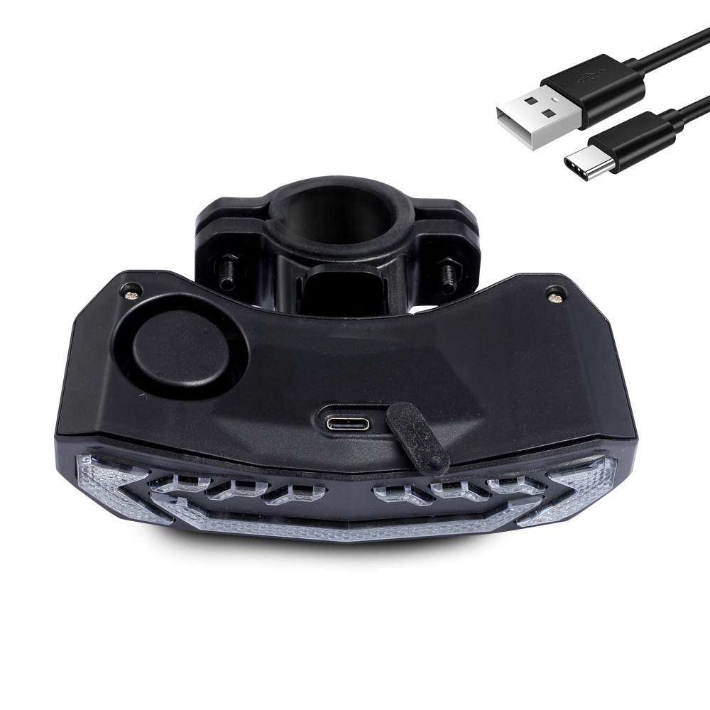 刹车感应灯自行车防水节能遥控充电防盗报警尾灯SF31R