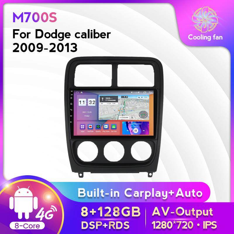 适用于DodgeCaliber09-13款改安卓大屏中控车载导航屏幕8+128G