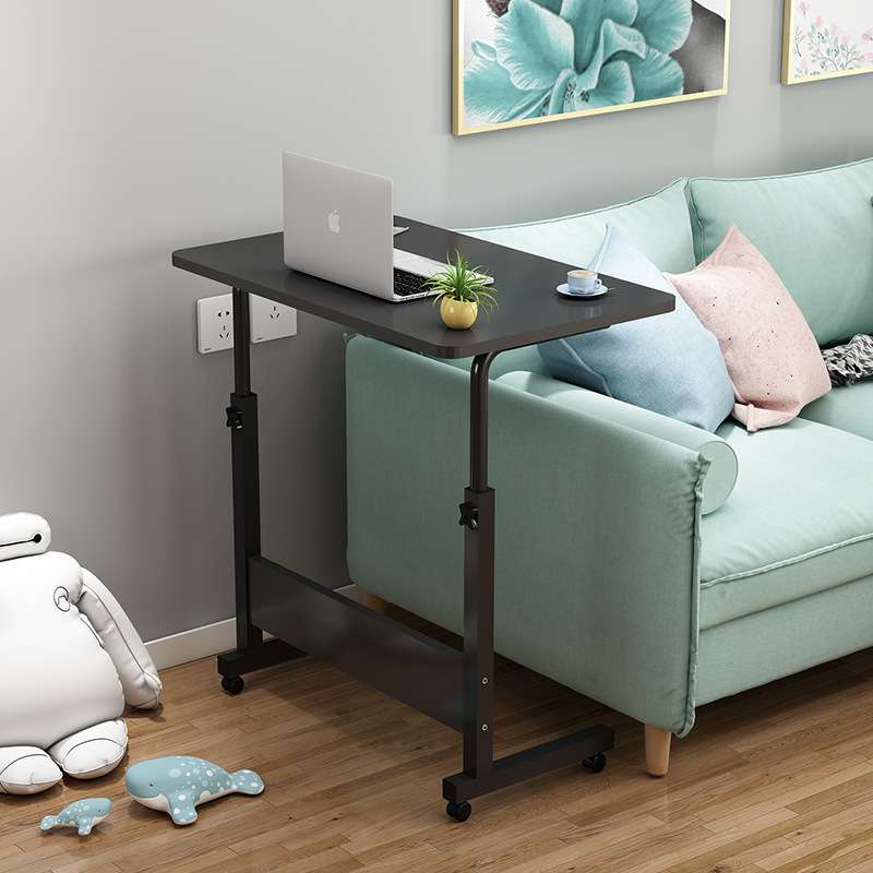 床边桌可移动桌子增高万向轮单人学习充电书桌懒人办公直销