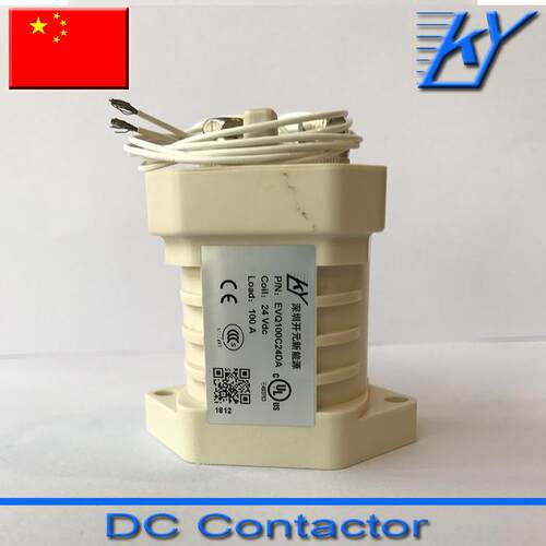高压直流接触器100A接触器EVQ100C24DA高压直流接触器
