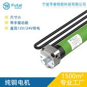 FT35DM35mm手摇直流管状电机房车遮阳棚手电一体12V 24V直流电机