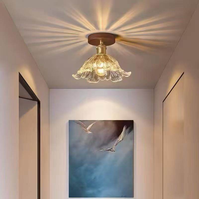 新中式玻璃过道吸顶灯现代简约玄关阳台走廊厨卫实木灯具,纺织面料/辅料/配套,纺织机械配件,淘宝优惠券,粉丝福利购,淘宝优惠卷