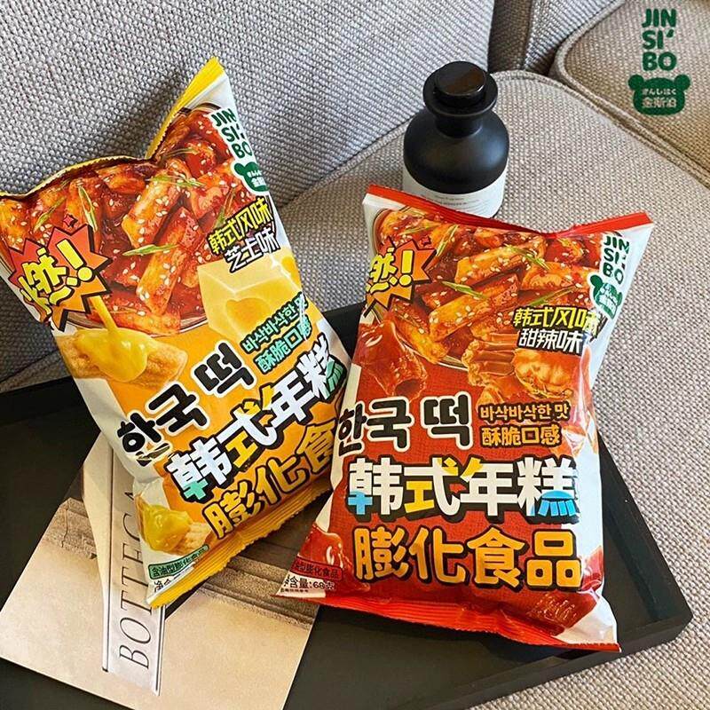 韩式年糕68g袋装芝士甜辣味炒年糕条鲜香酥脆爽口网红零食