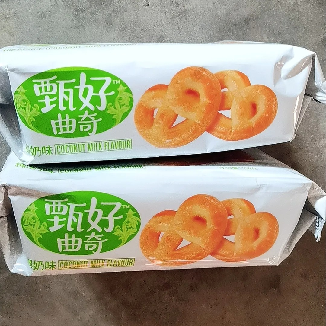 【抢】好吃点甄好曲奇饼干黄油巧克力味小包装网红零食小吃