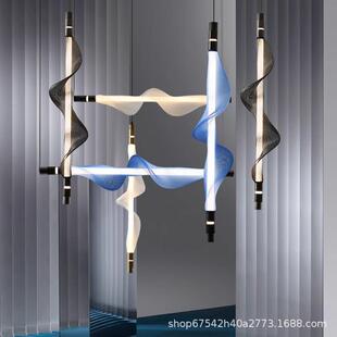 意大利艺术吊灯现代简约创意餐厅吧台北欧商业空间客厅设计师吊灯