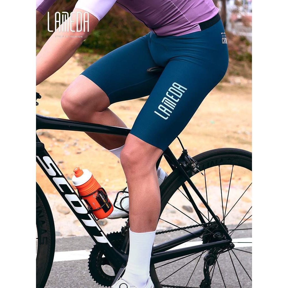 兰帕达lameda皓月背带裤男连体骑行裤短裤夏季专业公路车自行车裤