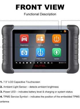 Autel MaxiPRO MP808Z-TS 道通双向控制扫描工具带ECU编码完整