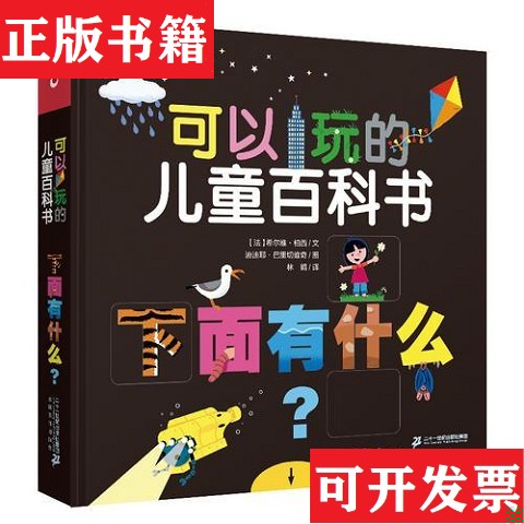 【正版现货】可以玩的儿童百科书 下面有什么迪迪耶·巴里切维奇二十一世纪出版社图片