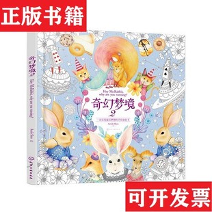 正版 Shen绘化学工业出版 现货 手绘涂色书AmilyShen著；Amily 社 奇幻梦境2：一本实现童话梦想
