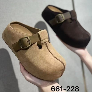 特价 661 处理款 包头勃肯鞋 228 勃肯厚底拖鞋 S路花语断码