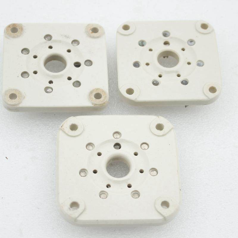 美国陶瓷平板7脚适合3C33 FU-19 FU-30  829  FU-29电子管胆机座