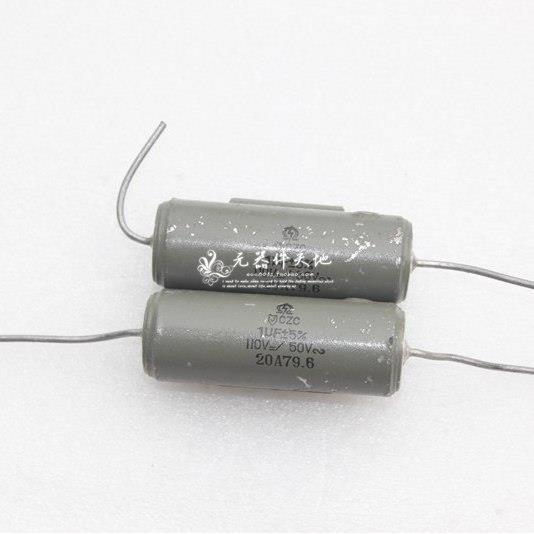 全新库存军工CZC  1UF  110V电容 直径25mm 长67mm 5元/只