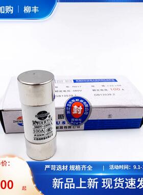 正浩RO17 R017 RT18 RT14 22X58 陶瓷保险丝 (16A~125A) 齐全380V