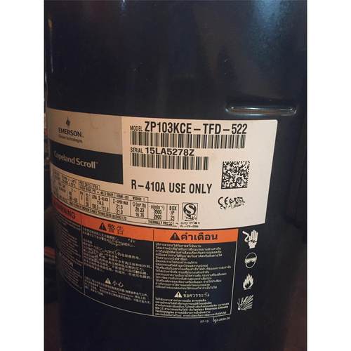 ZP103KCE-TFD-522 ZP104KCE VP103KSE-TFP-522 原装谷轮压缩机