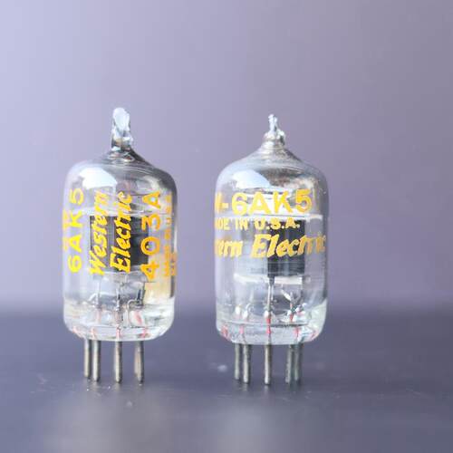 原装下机USA美国西电6AK5/403A代EF95/5654/6J1电子管耳放胆机管