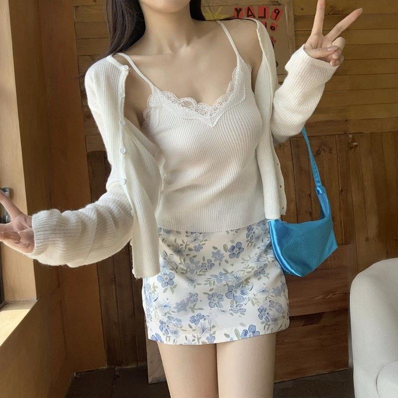 度假碎花茶歇低腰半身裙女春季2026新款A字显瘦小个子辣妹短裙ins
