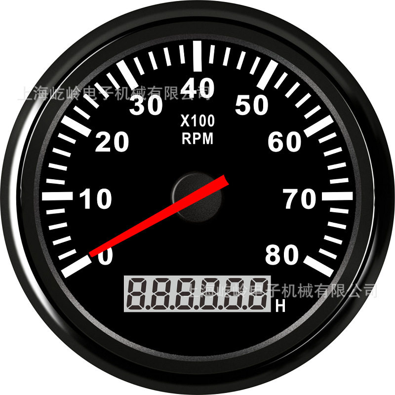 85mm针脚改装RPM转速表0-8000