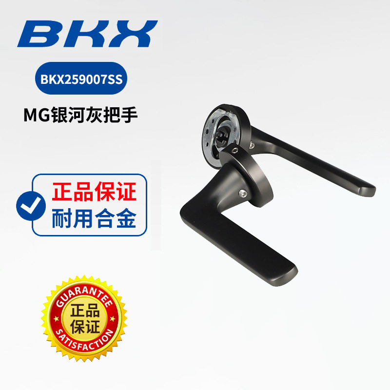 BKX银河灰不锈钢简约门把手