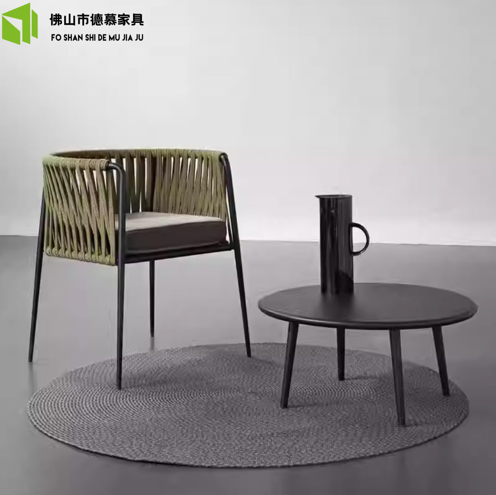 户外庭院藤编餐桌椅茶几套装