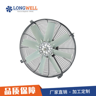 380V轴流通风机 800mm网罩式 工业仓库管道通风设备 直径650 朗伟