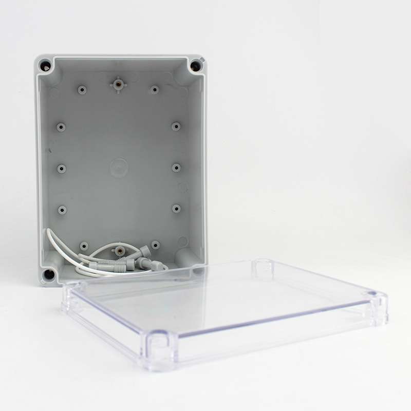 瑞亦达200*150*100mm 透明盖盒壳体防水接线盒户外监控IP67接线盒