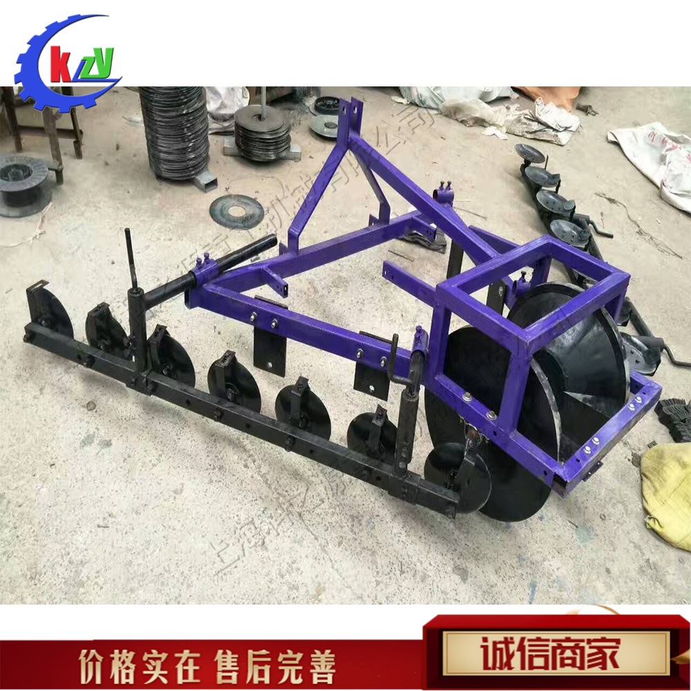 四轮拖拉机带动打埂机 便携式圆盘片式扶垄器 小型农用麦田起埂机