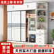 2026简约现代衣柜实木家用卧室推拉门小户型收纳柜子加深60cm背板