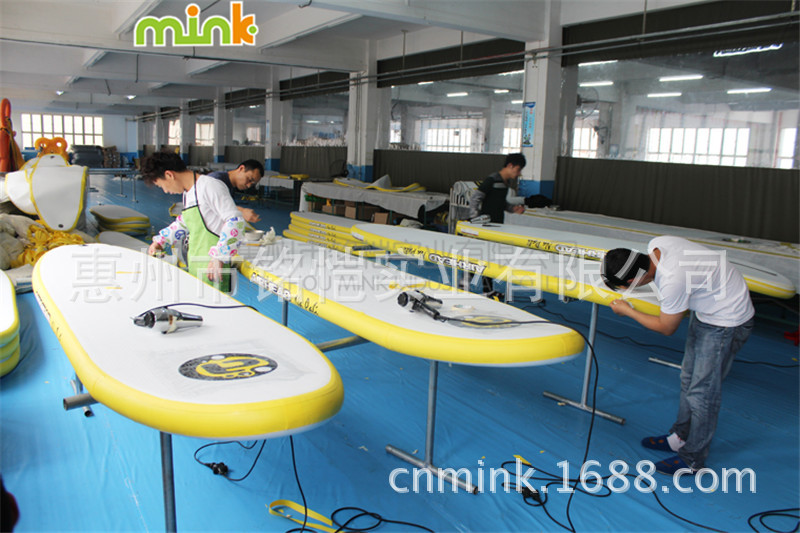 惠州Mink拉带冲浪板 PVC夹网充气漂流船