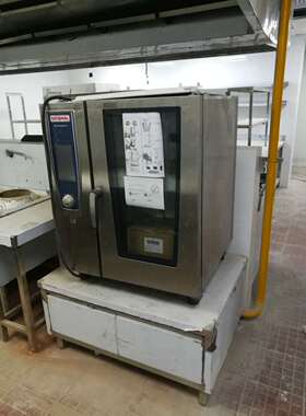 德国rational乐信scc101we第五代10盘电脑板触屏 多用蒸烤箱