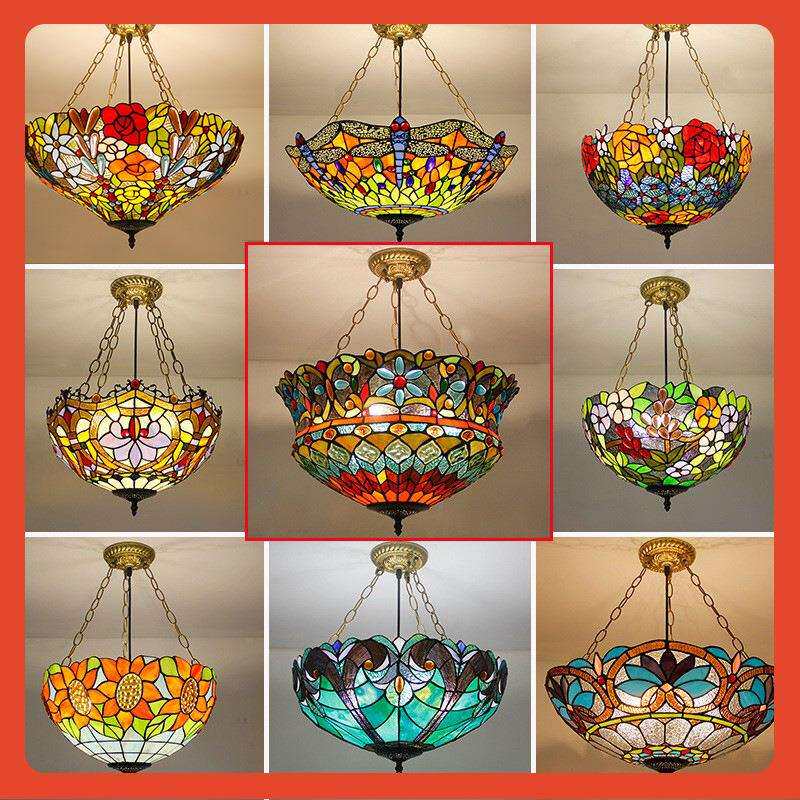 &beta;欧式创意吊灯复古餐厅美式客厅过道走廊玄关入户阳台反吊