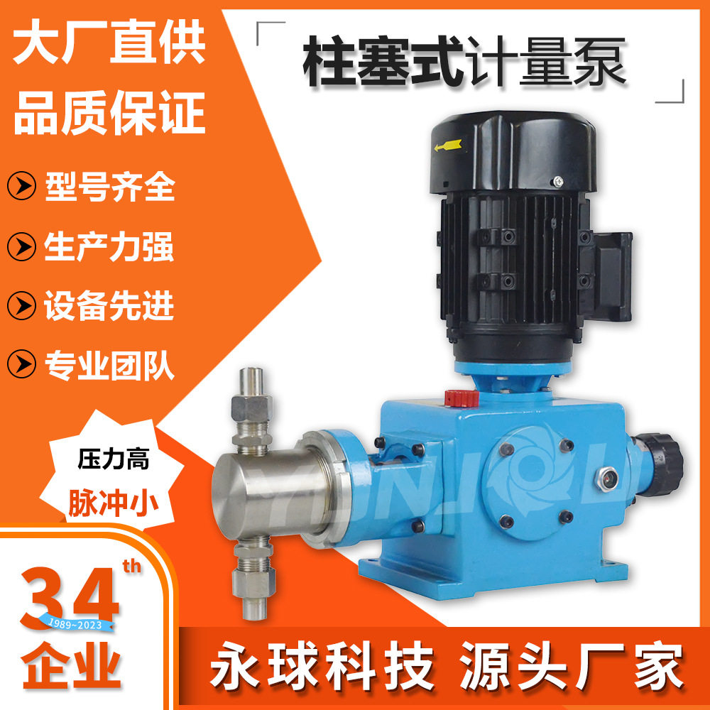 不锈钢柱塞液压计量泵压力高脉冲小加药泵水泵厂家直销自吸