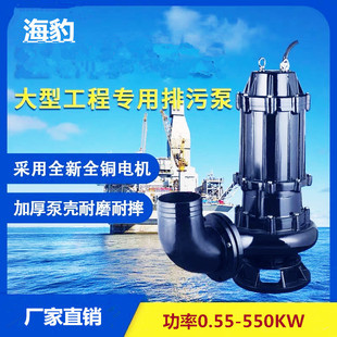 5.5千瓦潜水排污泵 50WQ20-40-5.5 40米扬程潜水排污水泵批发零售