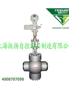 电动焊接给水回转调节阀T960H电动回转式调节阀电动高压调节阀