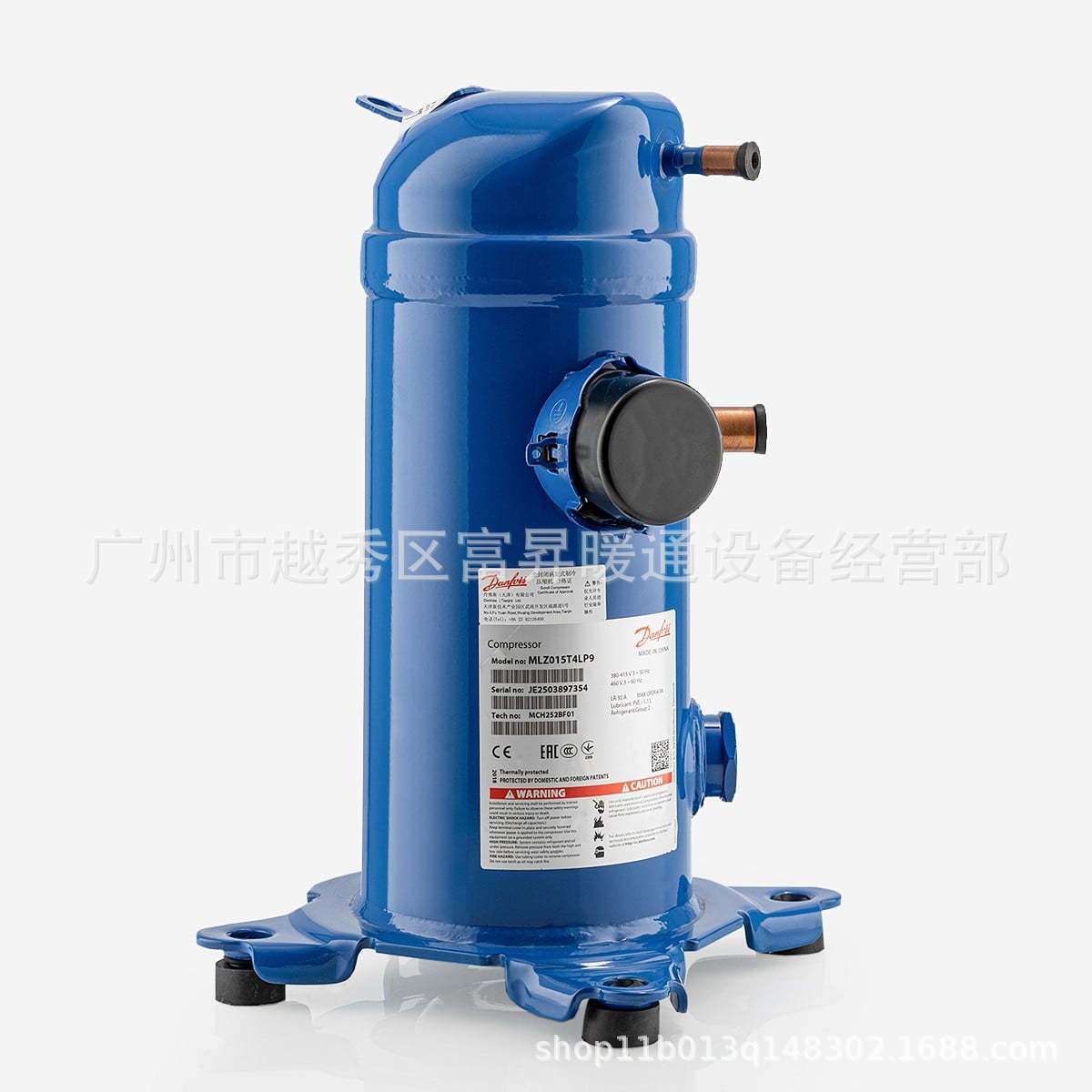 96CN1-R空调用制冷主机-涡旋式制冷压缩机HCJ121T4LC6